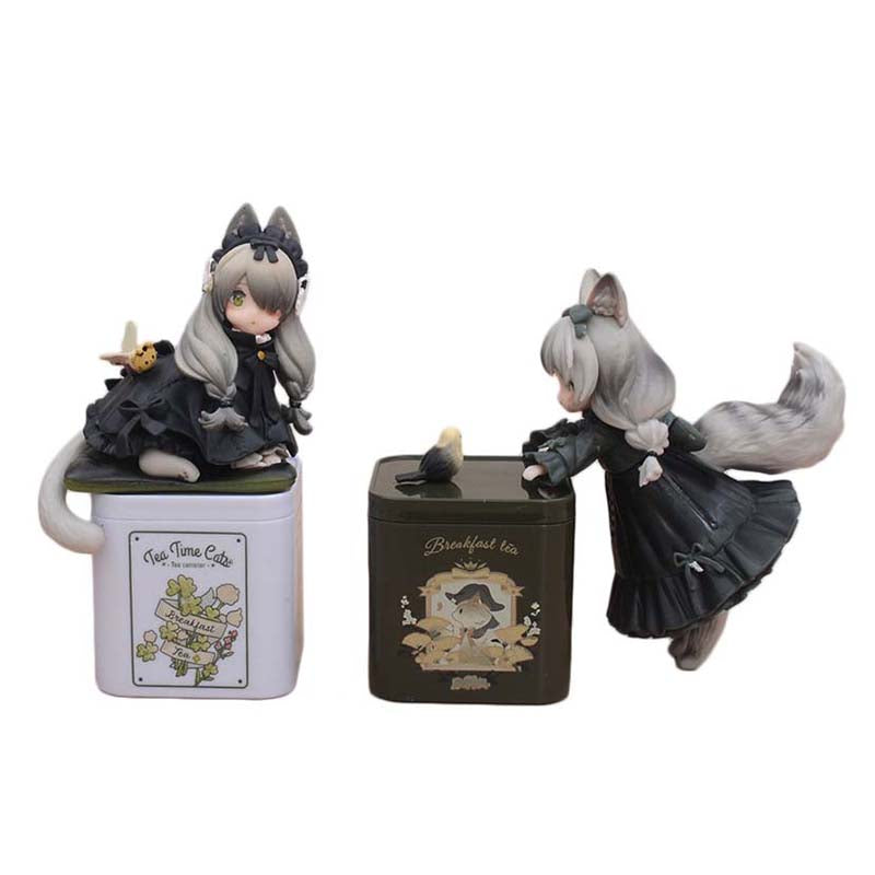 Ribose Star Tea Time Cats Action Figure Collectible Model Toy