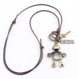 Robot Simple Personality Necklace Cartoon Accessories Retro Literary Cool Pendant - Toysoff.com