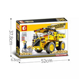 City Engineering Mine Transporter Car Building Blocks Construction Kids Toy - Toysoff.com