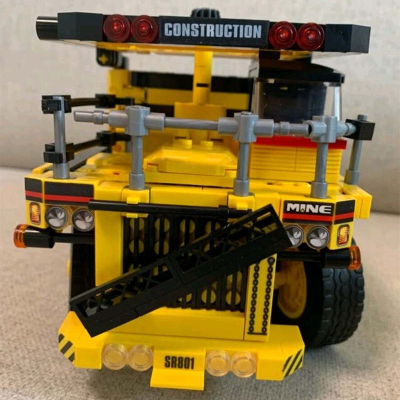 City Engineering Mine Transporter Car Building Blocks Construction Kids Toy - Toysoff.com