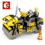 City Engineering Roller Car Model Building Blocks Construction Kids Toy - Toysoff.com