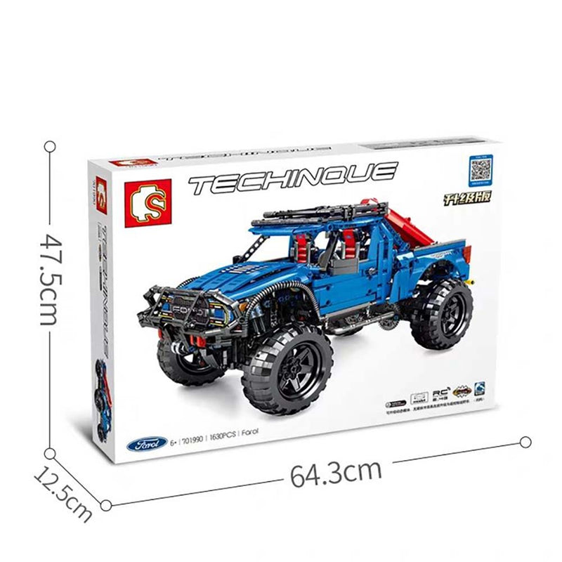 City Remote Control Ford Car Model Building Blocks Toy For Kids - Toysoff.com