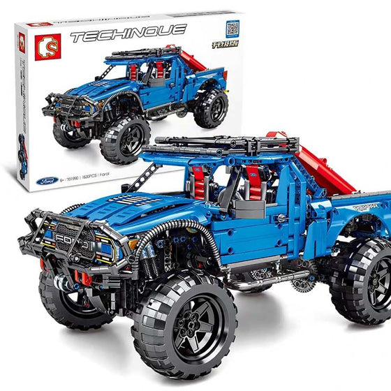 City Remote Control Ford Car Model Building Blocks Toy For Kids - Toysoff.com