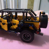 City Cross Country Jeep Model Building Blocks Kids DIY Toy - Toysoff.com