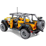 City Cross Country Jeep Model Building Blocks Kids DIY Toy - Toysoff.com