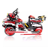 City Moto Racing Pang Battie Motorbike Model Building Blocks Bricks Kids Toy - Toysoff.com