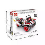 City Moto Racing Pang Battie Motorbike Model Building Blocks Bricks Kids Toy - Toysoff.com