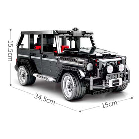 City Remote Control Cross Country SUV Car Model Building Blocks Kids Toy - Toysoff.com
