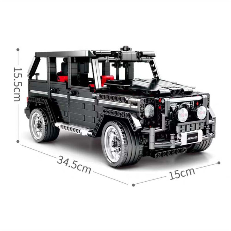 City Remote Control Cross Country SUV Car Model Building Blocks Kids Toy - Toysoff.com