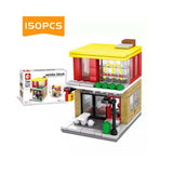 City Street View McDonald's Shop Model Children Toy Building Blocks - Toysoff.com