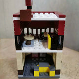 City Street View Pizza Shop Model Children Toy Building Blocks - Toysoff.com