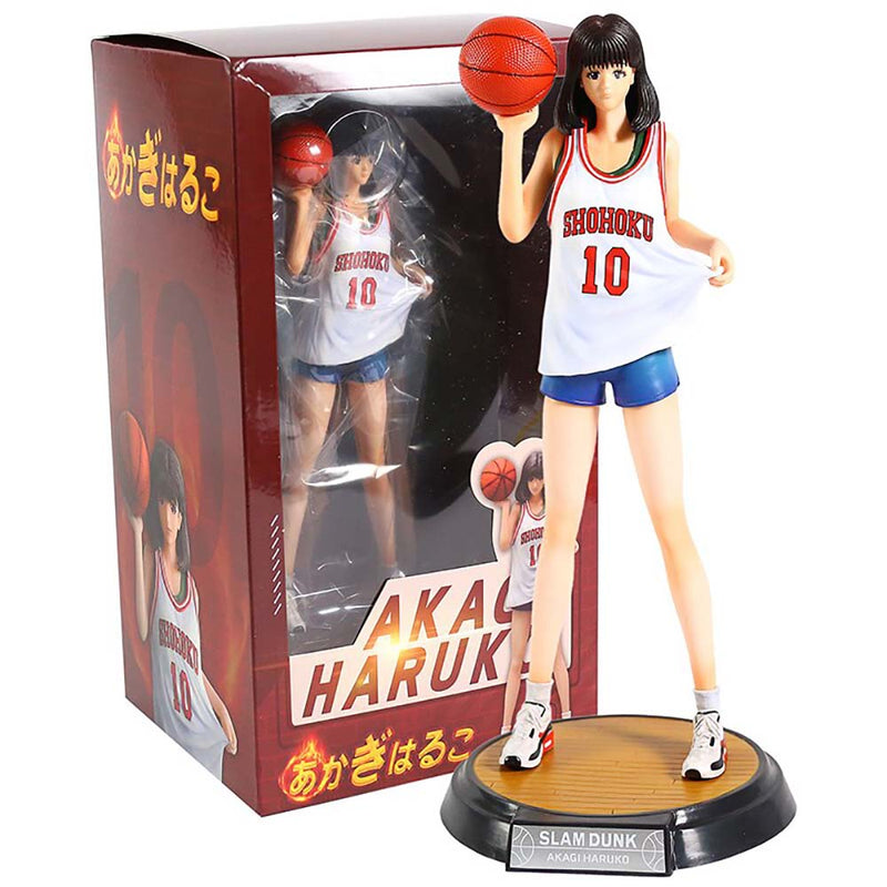 SLAM DUNK Akagi Haruko Action Figure Collectible Model Toy 24cm