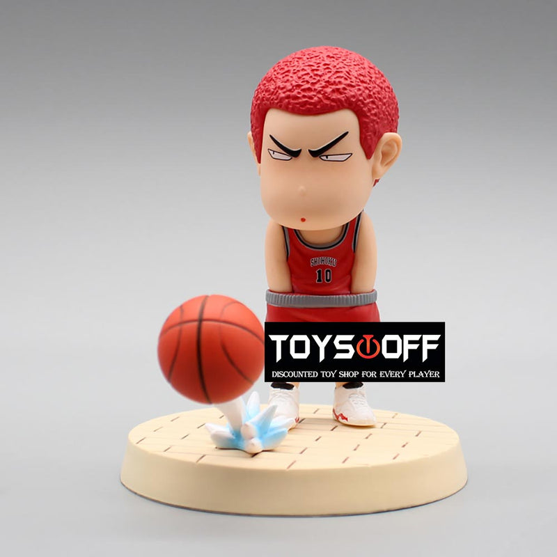 SLAM DUNK Hanamichi Sakuragi Kaede Rukawa Action Figure Model Toy 10cm