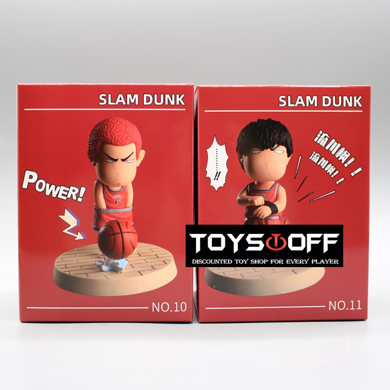 SLAM DUNK Hanamichi Sakuragi Kaede Rukawa Action Figure Model Toy 10cm