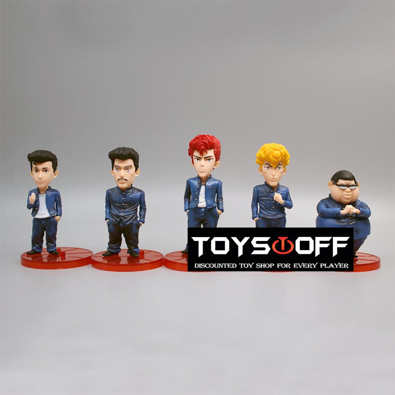 SLAM DUNK Sakuragi's Gang Q Ver Action Figure Model Toy 5pcs