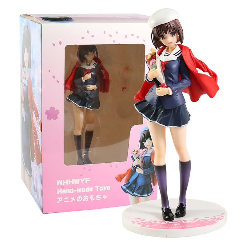 Saekano Fine Megumi Kato Action Figure Collectible Model Toy 24cm