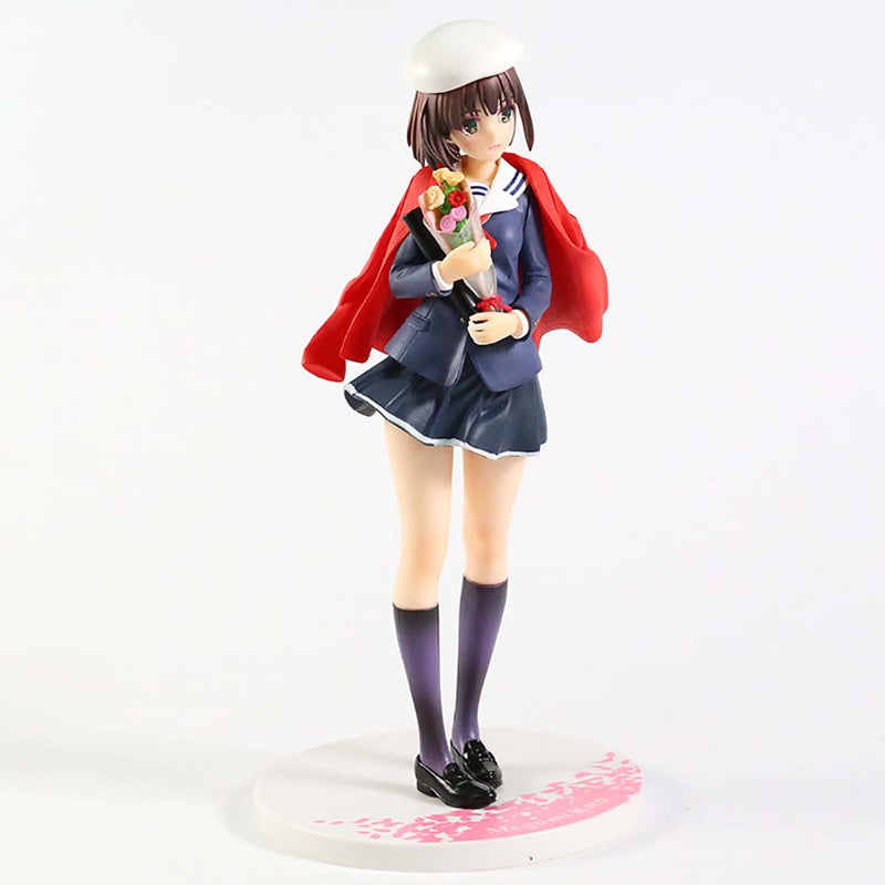 Saekano Fine Megumi Kato Action Figure Collectible Model Toy 24cm