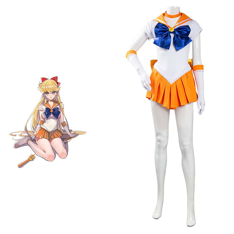 Sailor Moon Minako Aino Cosplay Costume Uniform Dress Suit