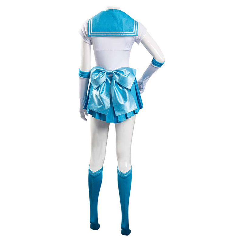 Sailor Moon Mizuno Ami Cosplay Costume Uniform Dress Suit