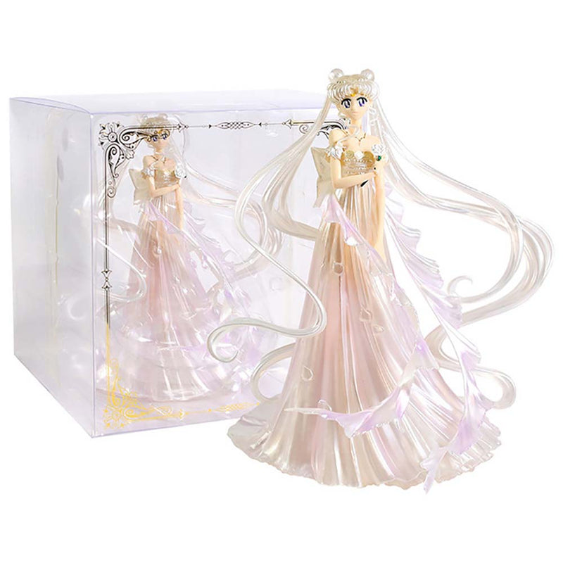 Sailor Moon Usagi Wedding Dress Figurines Girls Model 25CM - Toysoff.com