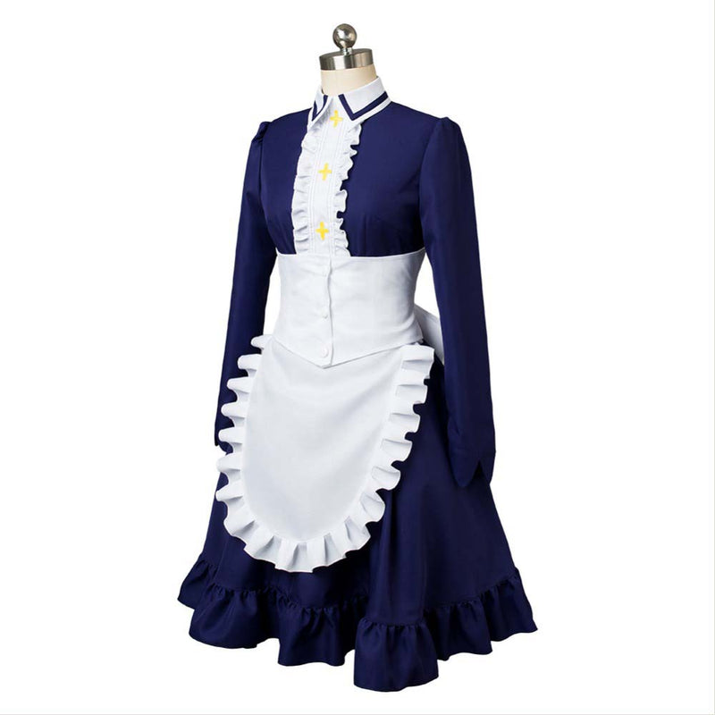 Seven Deadly Sins Elizabeth Liones Cosplay Costume Uniform Maid Dress