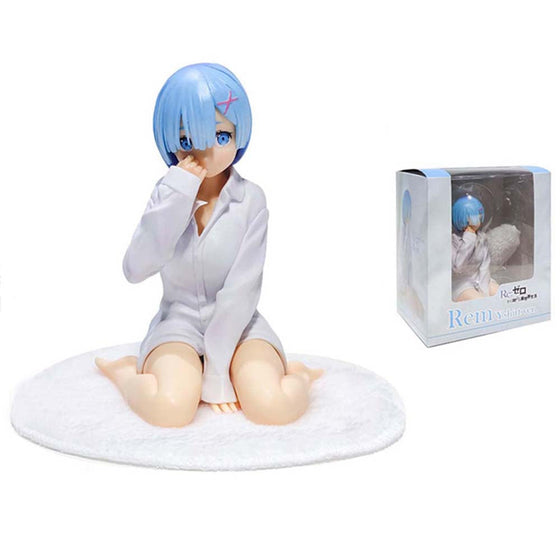 Sex Rem White Shirt Ver Action Figure Collection Model Toy 14cm