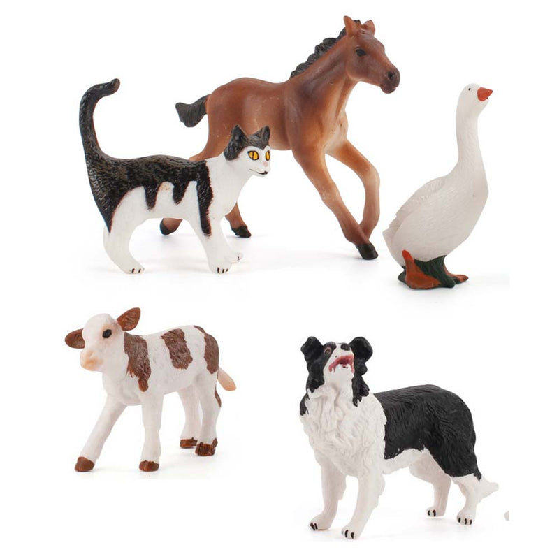 Simulation Animal Horse Goose Dog Cat Sheep Model Suit Fun Kid Toy