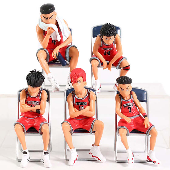 Slam Dunk Action Figure Collectible Model Toy 5pcs