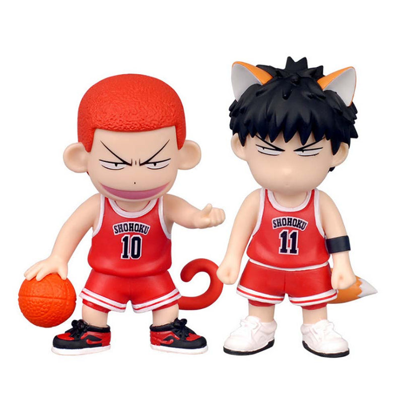 Slam Dunk Kaede Rukawa Sakuragi Hanamichi Q Ver Action Figure 9cm