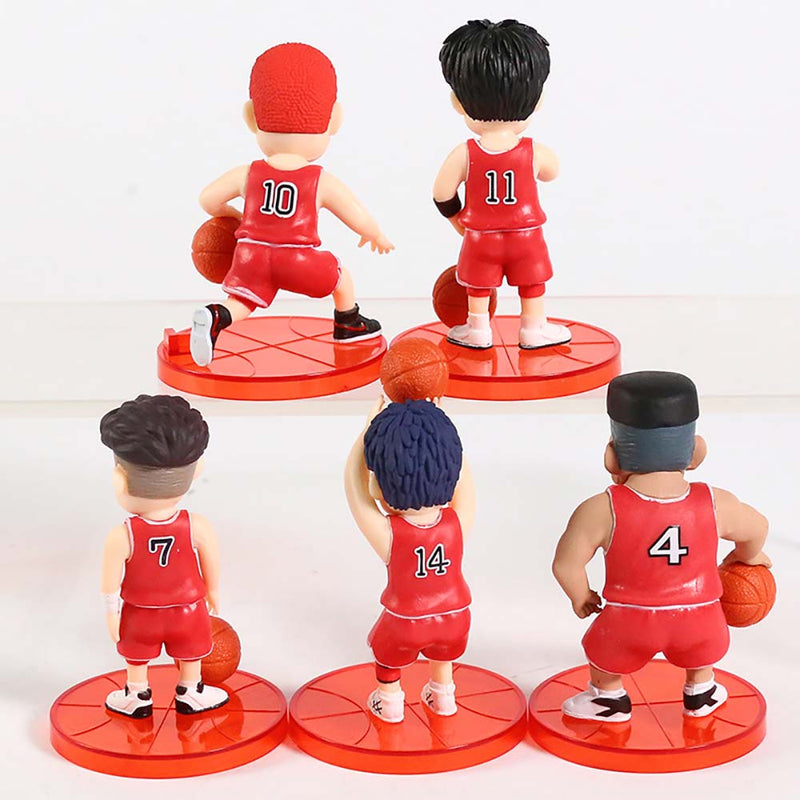 Slam Dunk Mini Action Figure Model Boxed Toy 5pcs