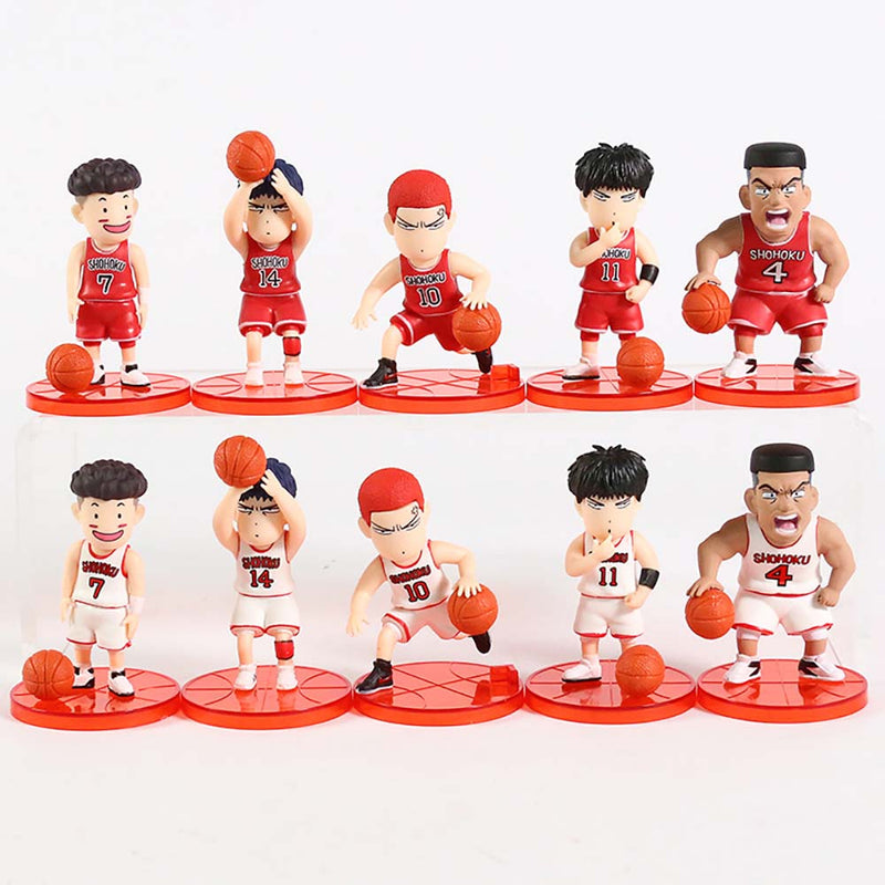 Slam Dunk Mini Action Figure Model Boxed Toy 5pcs