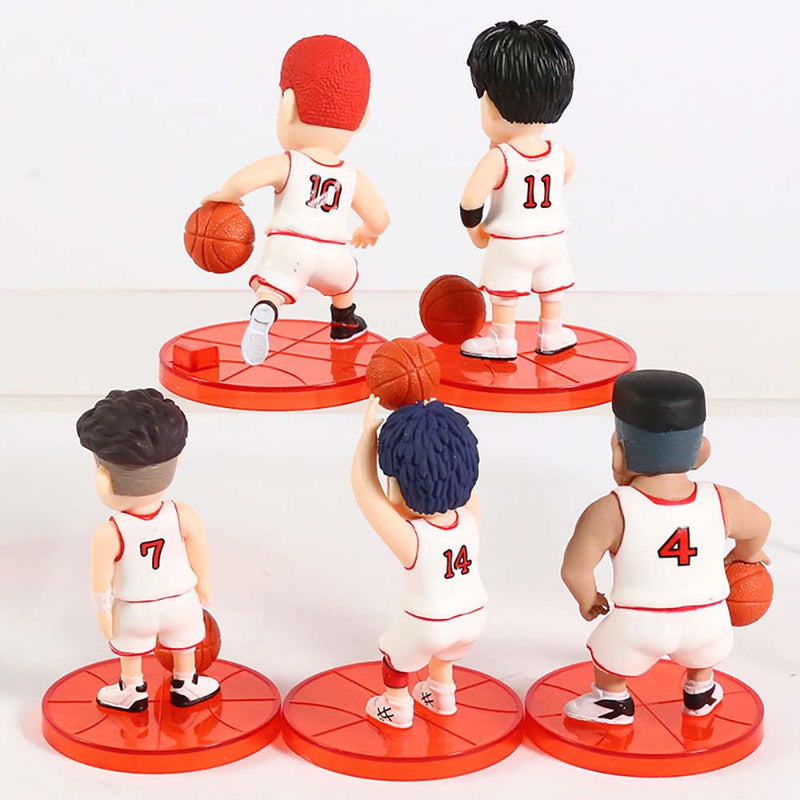 Slam Dunk Mini Action Figure Model Boxed Toy 5pcs