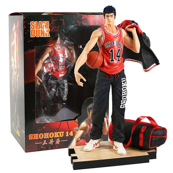 Slam Dunk Mitsui Hisashi 14 GK Action Figure Collectible Model Toy 32cm