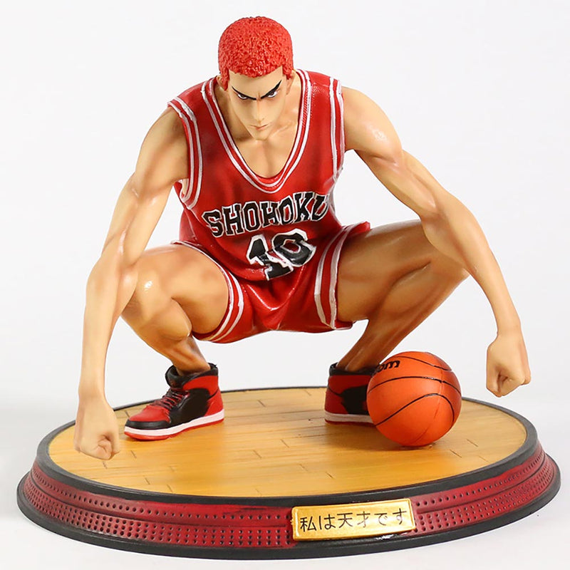 Slam Dunk Sakuragi Hanamichi Action Figure Model Toy 19cm