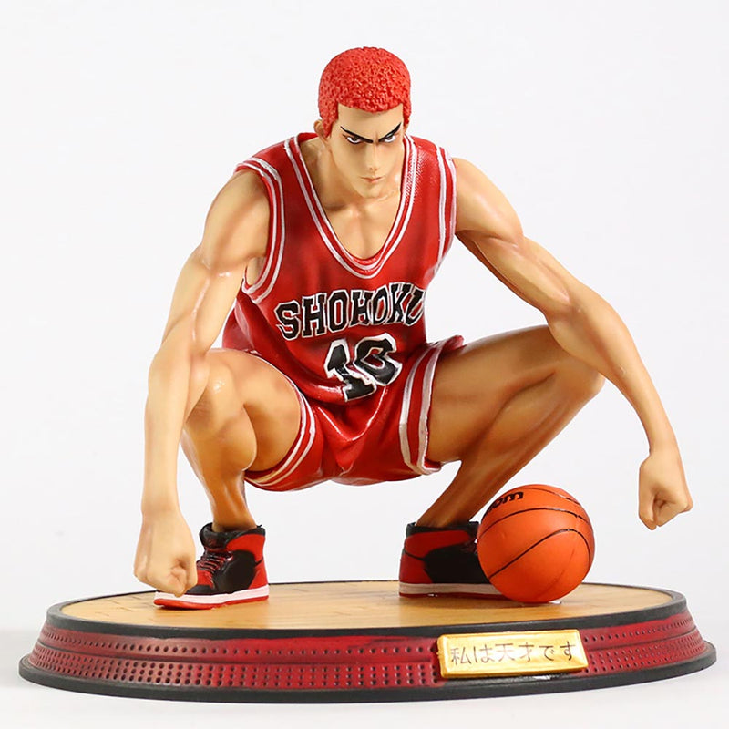 Slam Dunk Sakuragi Hanamichi Action Figure Model Toy 19cm