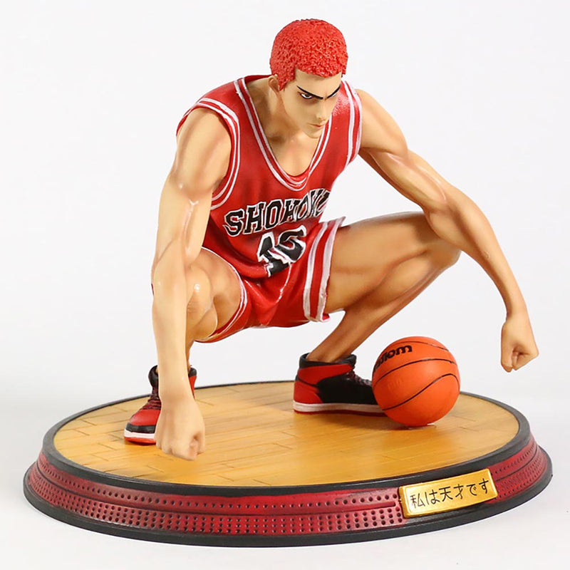 Slam Dunk Sakuragi Hanamichi Action Figure Model Toy 19cm