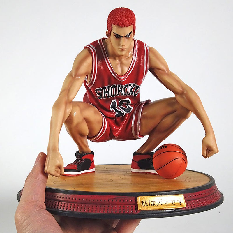 Slam Dunk Sakuragi Hanamichi Action Figure Model Toy 19cm