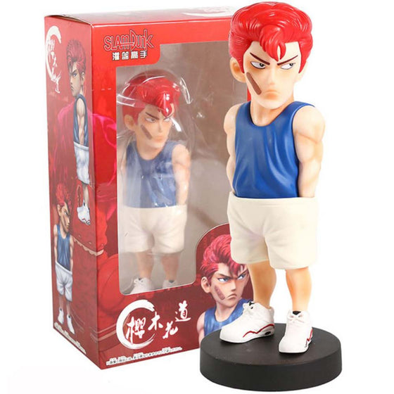 Slam Dunk Sakuragi Hanamichi Q Ver Action Figure Model Toy 17cm