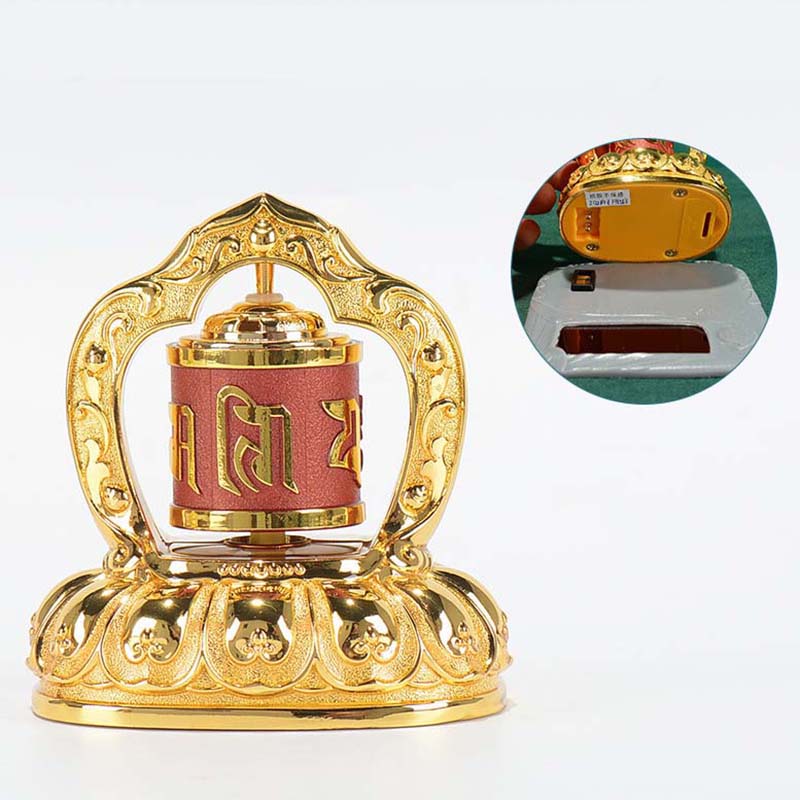 Solar Energy Tibetan Buddhist Prayer Wheel 8cm