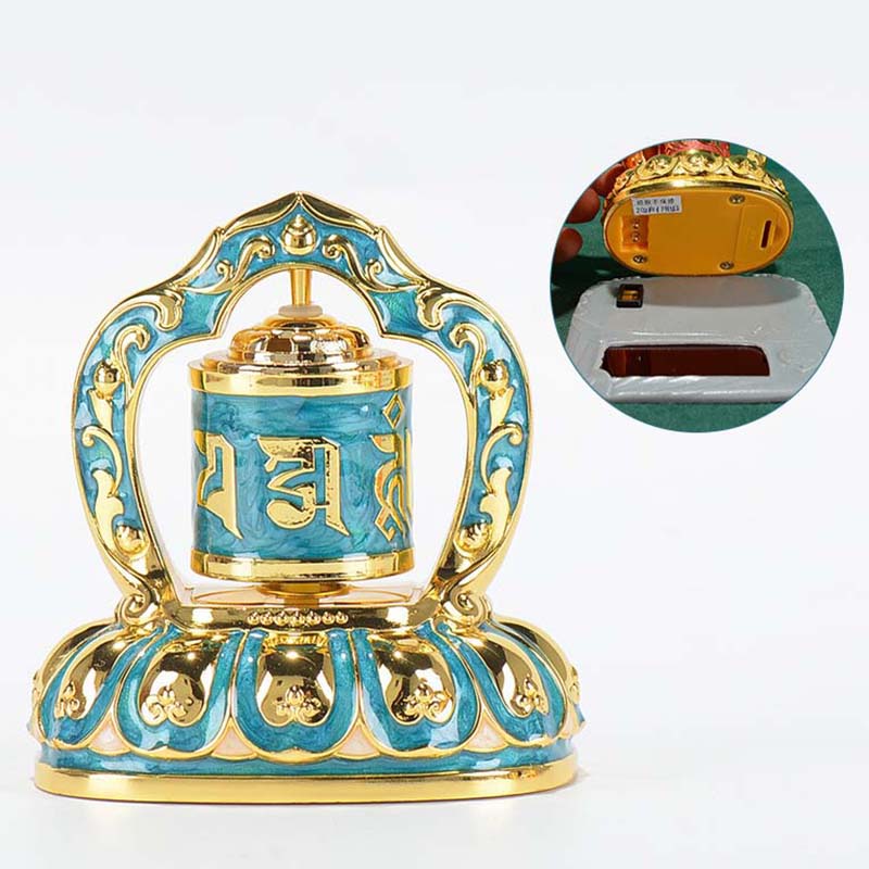 Solar Energy Tibetan Buddhist Prayer Wheel 8cm