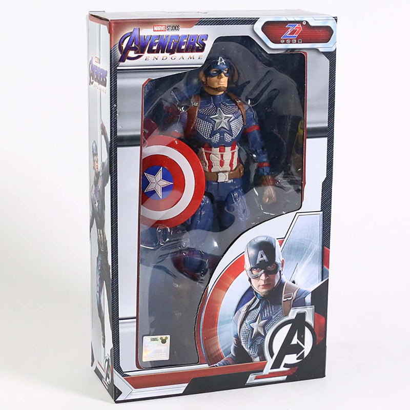 Spiderman Iron Man Captain America Thor Hulk War Machine Thanos Action Figure 18cm