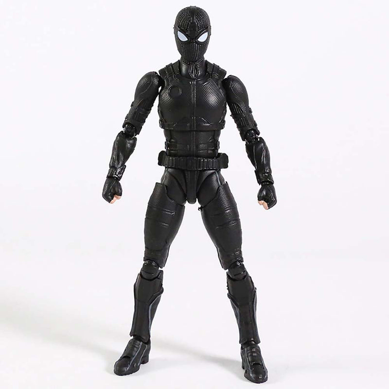 Spiderman Stealth Suit SHF Action Figure Collectible Model Toy 15cm