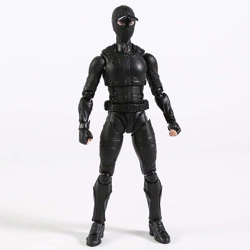 Spiderman Stealth Suit SHF Action Figure Collectible Model Toy 15cm