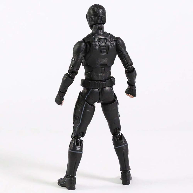 Spiderman Stealth Suit SHF Action Figure Collectible Model Toy 15cm