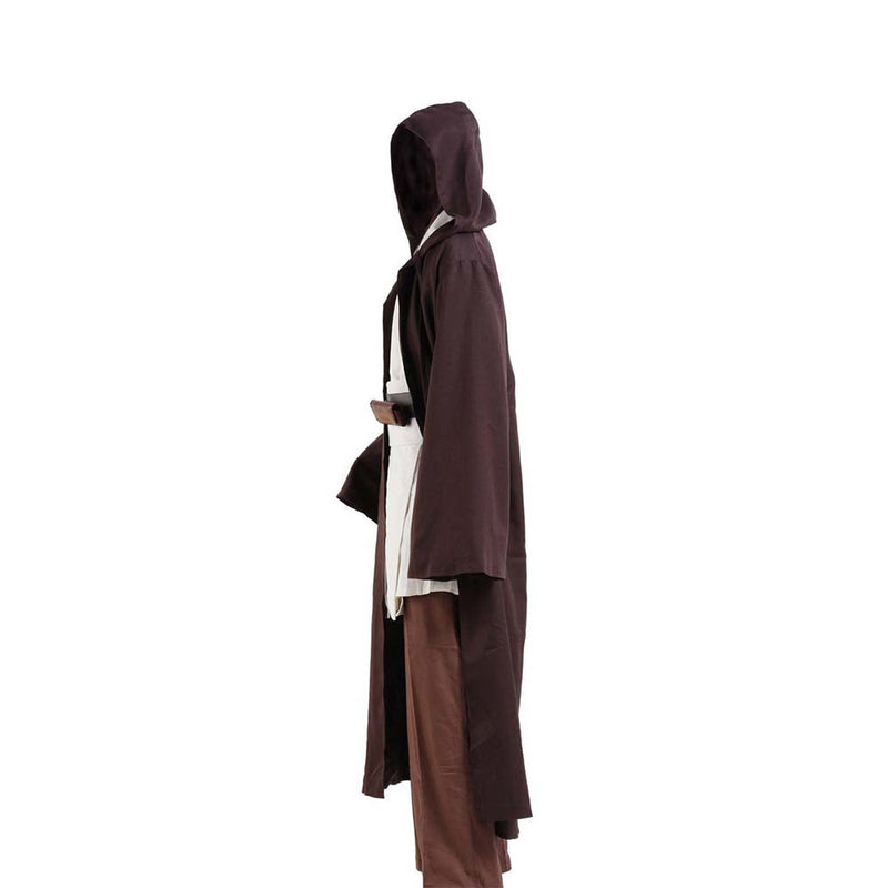 Star War Obi Kenobi Wan Cosplay Costume Tunic Robe Full Set