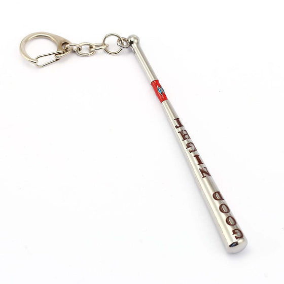 Suicide Squad Harley Quinn Baseball Bat Keychain Car Keyring Souvenir