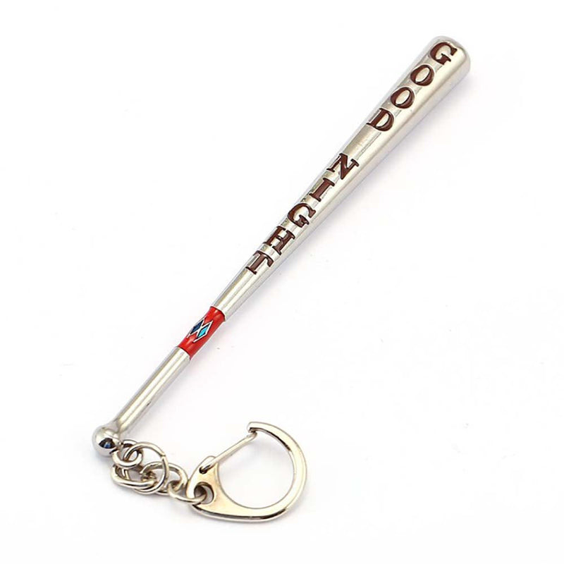 Suicide Squad Harley Quinn Baseball Bat Keychain Car Keyring Souvenir