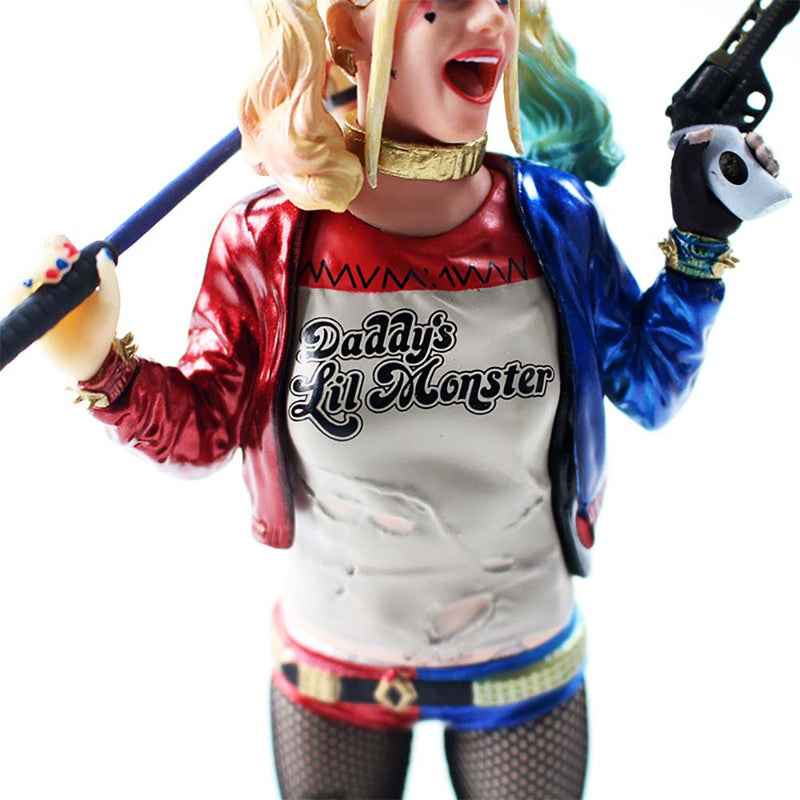 Suicide Squad Harley Quinn With Hammer and Gun Collectible Model 18CM - Toysoff.com