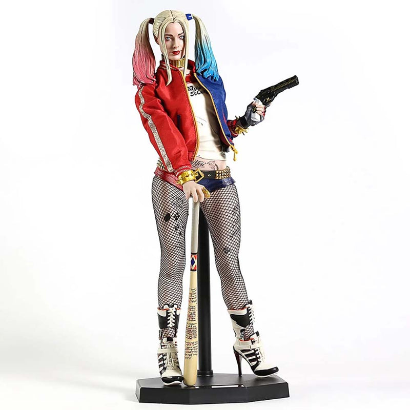 Suicide Squad Real Clothes Harley Quinn Action Figure Collectible Model