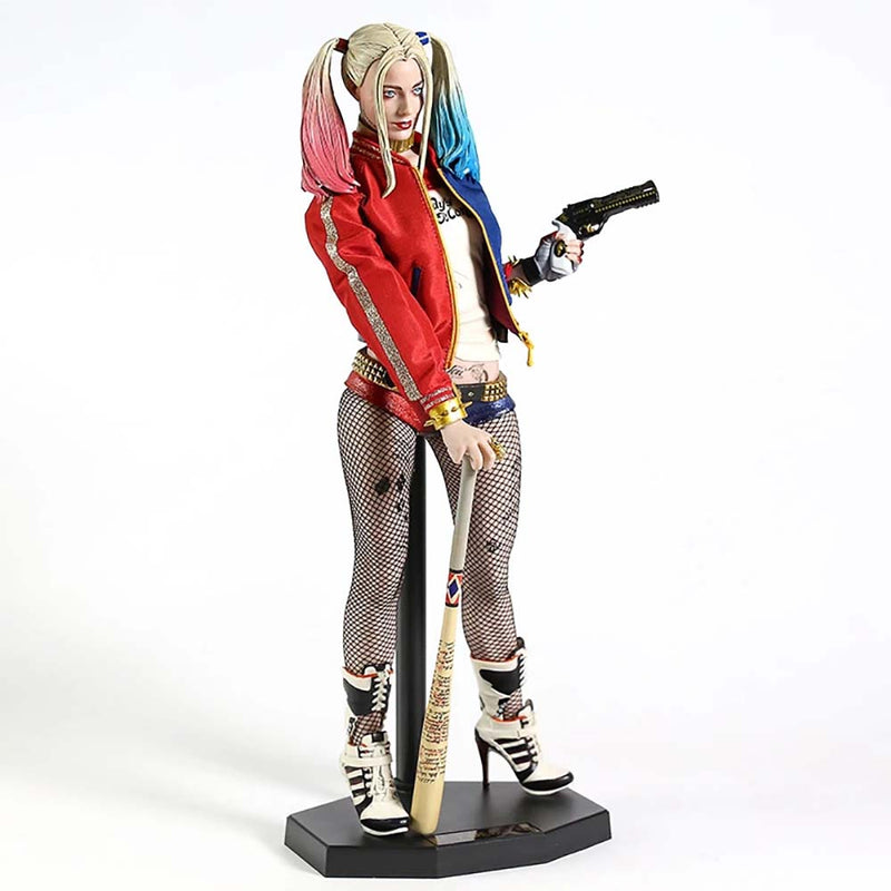 Suicide Squad Real Clothes Harley Quinn Action Figure Collectible Model